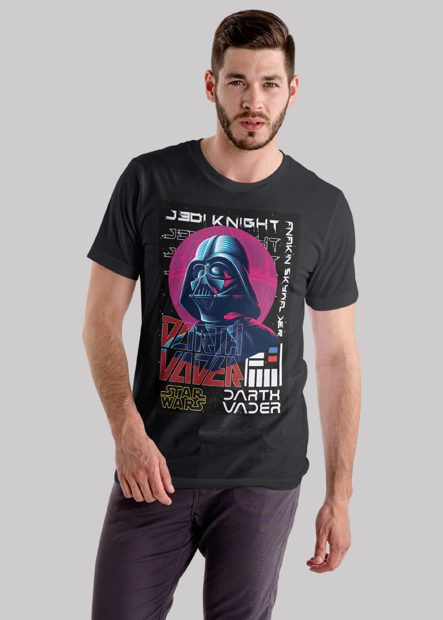 Star wars darth vader Printed Half Sleeve Premium Cotton T-shirt For Men