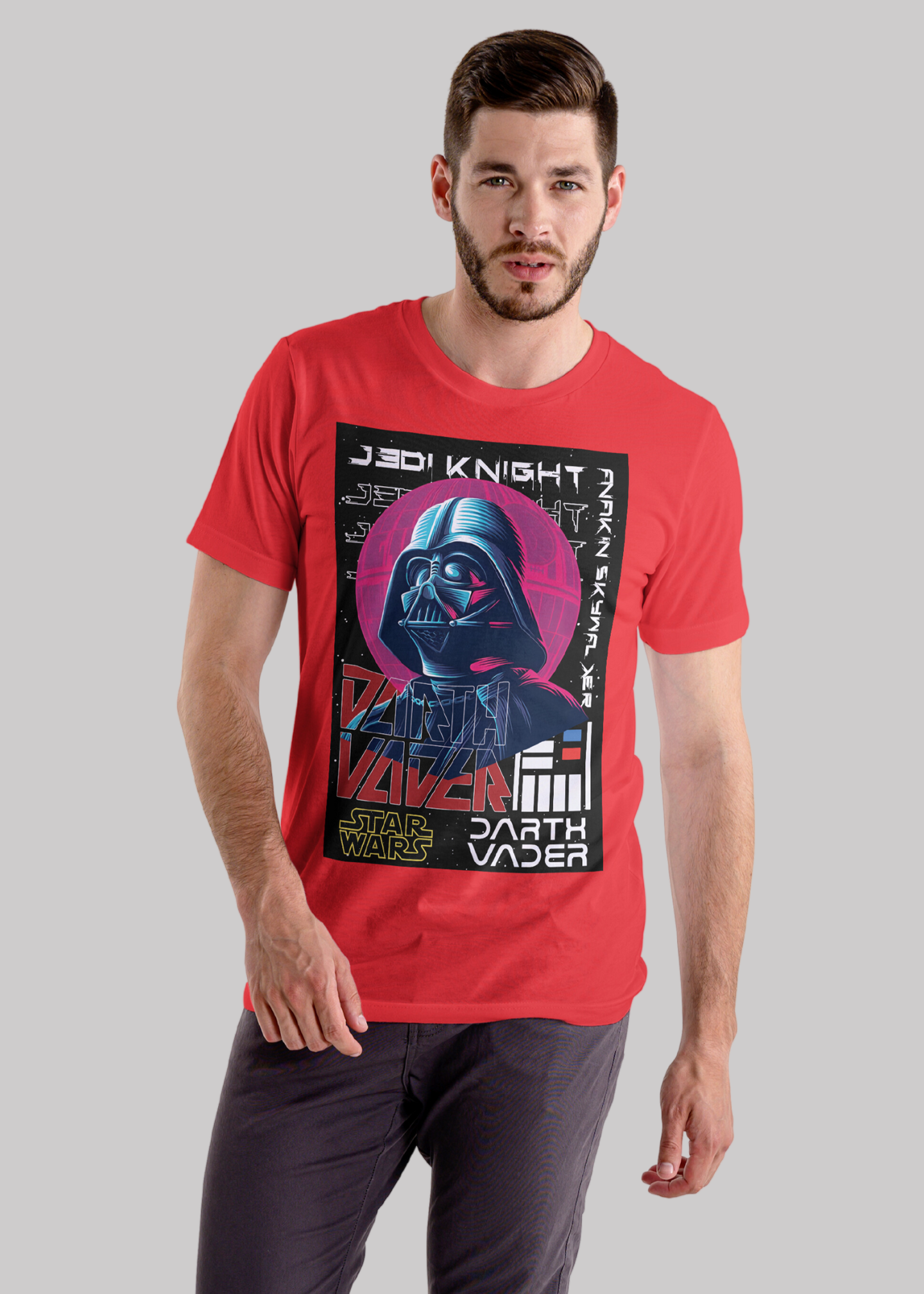 Star wars darth vader Printed Half Sleeve Premium Cotton T-shirt For Men