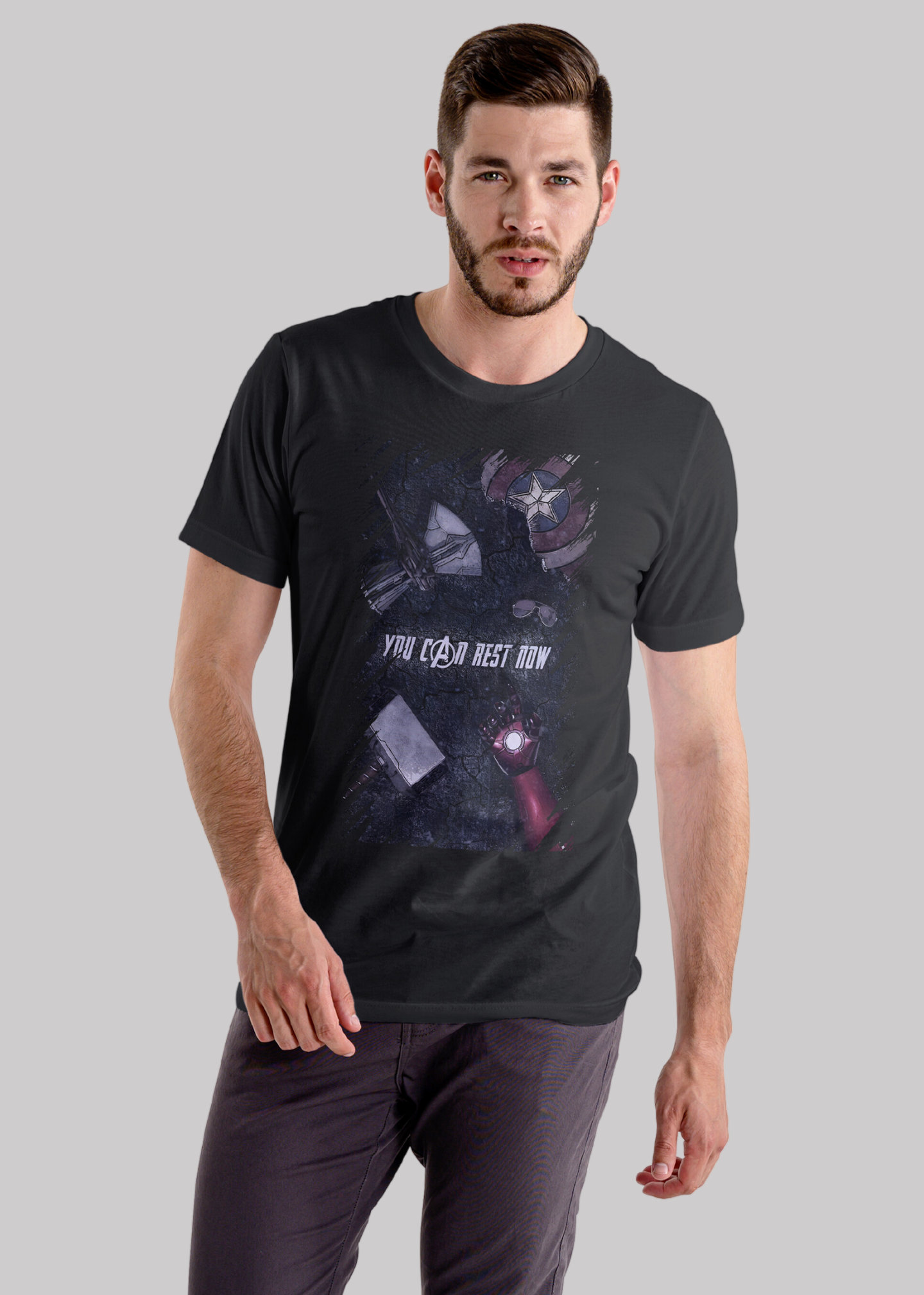 Avengers Printed Half Sleeve Premium Cotton T-shirt For Men