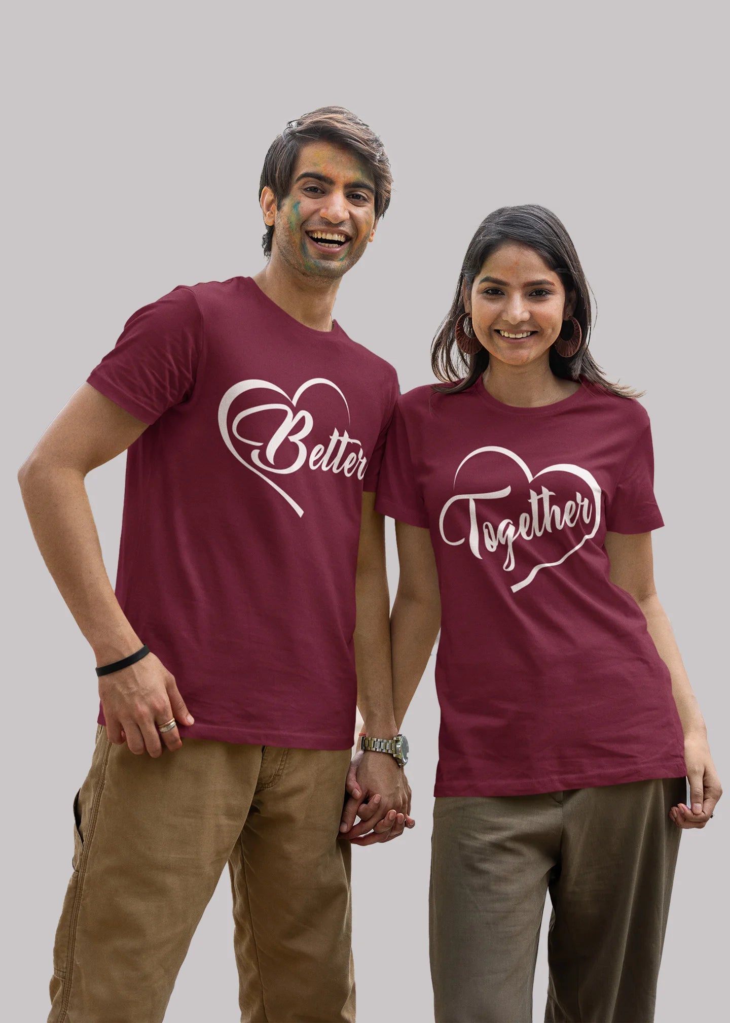 Better Together Printed Couple T-shirt