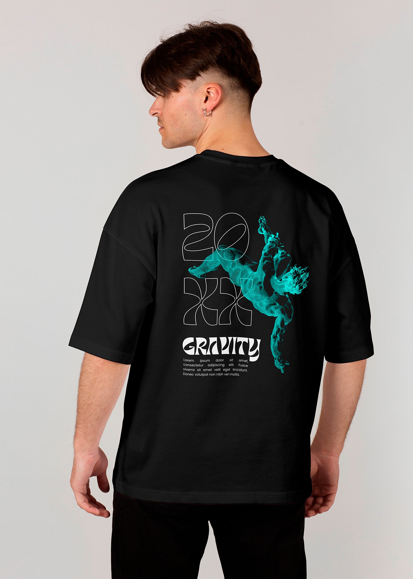 Gravity Graphic Printed Oversized T-shirt
