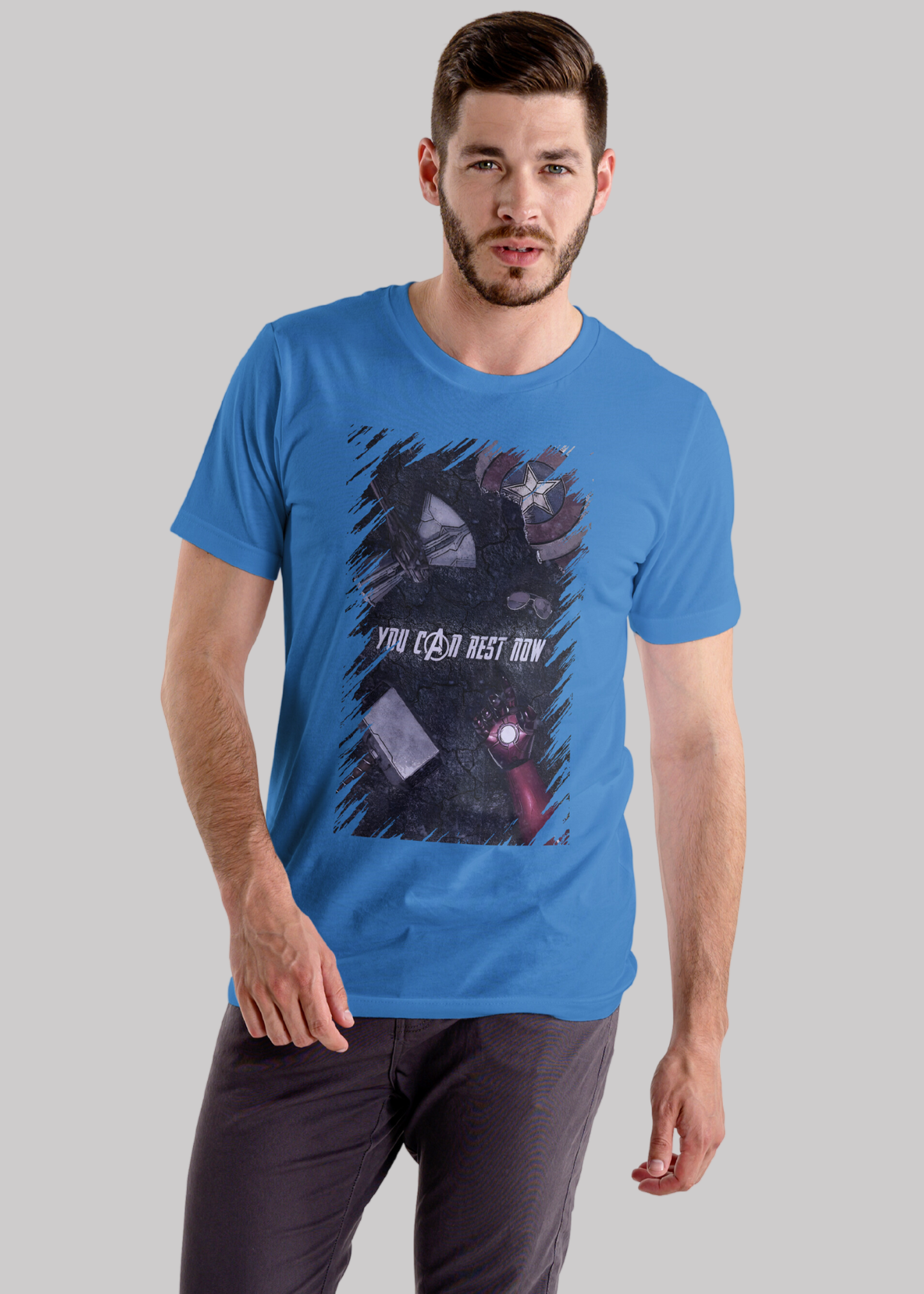 Avengers Printed Half Sleeve Premium Cotton T-shirt For Men