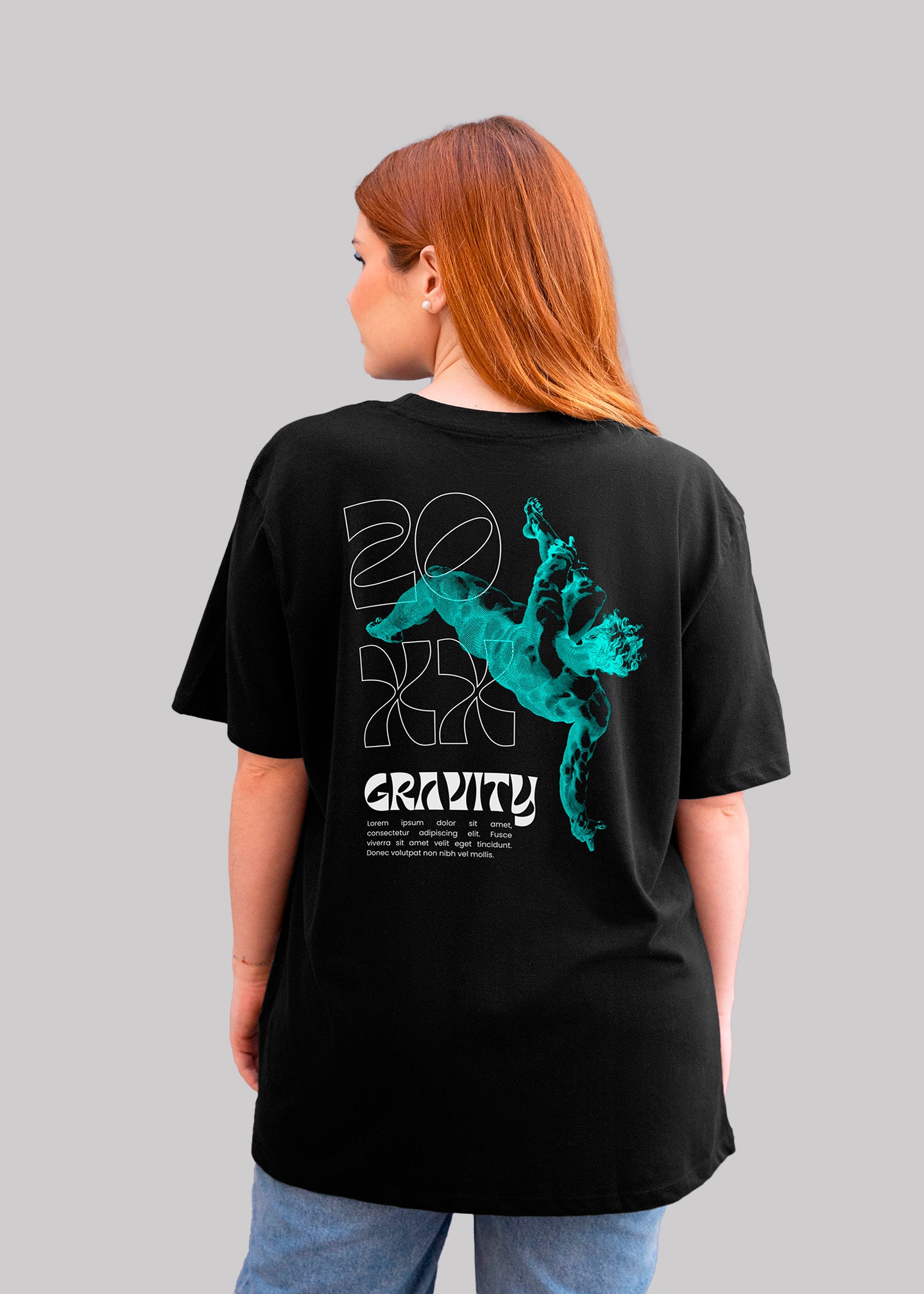 Gravity Graphic Printed Oversized T-shirt