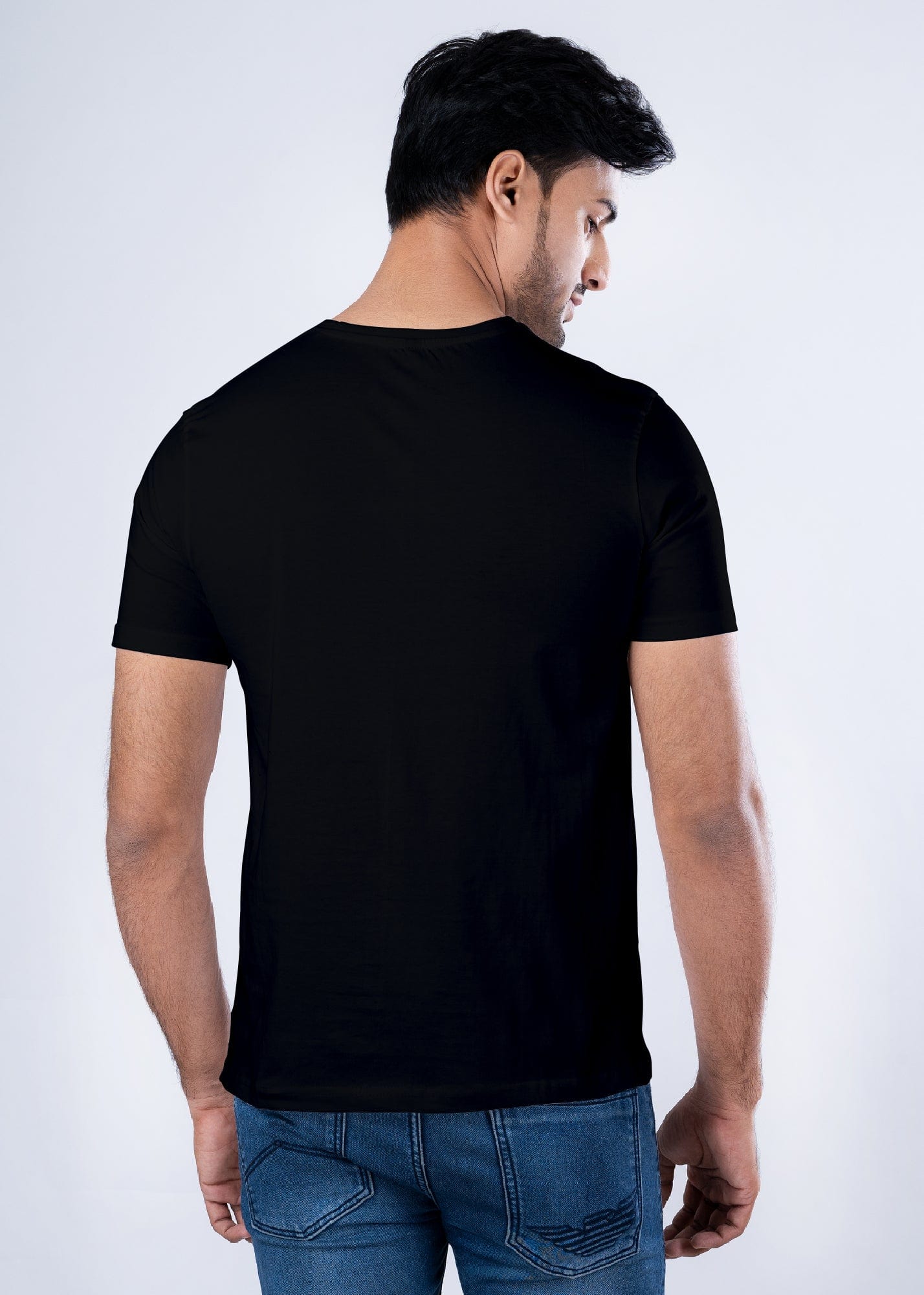 Main Jhukega Nahi Printed Half Sleeve Premium Cotton T-shirt For Men