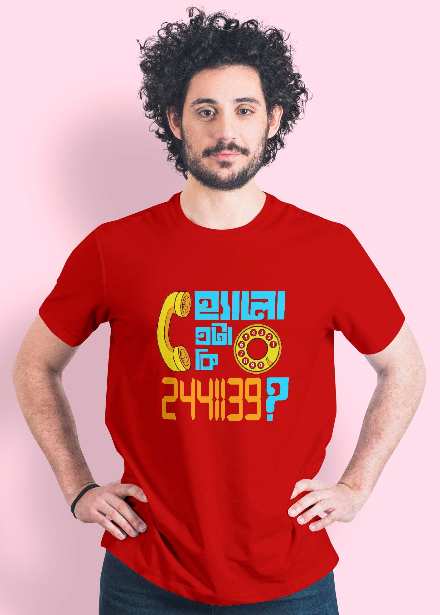 Eta ki 2441139 Printed Half Sleeve Premium Cotton T-shirt For Men
