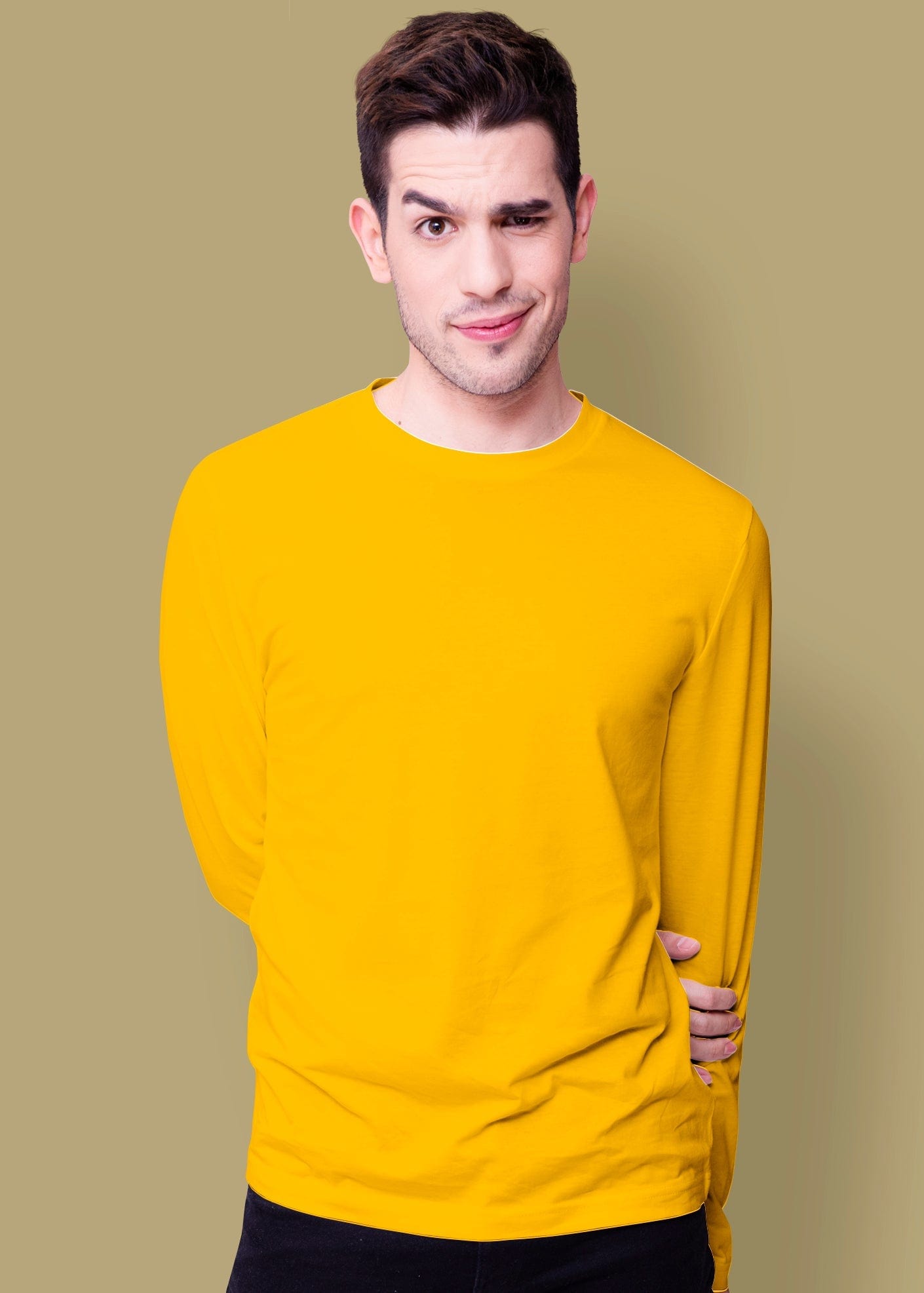 Pick Any 3 - Plain Full Sleeve T-Shirts Combo